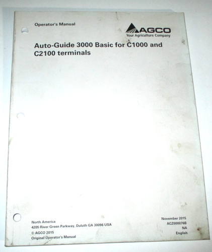 Agco auto guide 3000 basic - auto-guide,